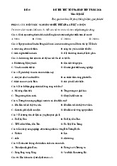 Đề thi thử tốt nghiệp THPT 2025 môn Địa lí bám sát đề minh họa - Đề 15