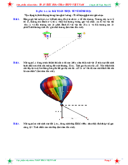 TOP 69 bài toán thực tế về hình học có đáp án và lời giải