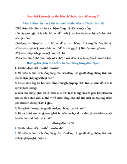 Soạn bài Làm một bài thơ bốn chữ hoặc năm chữ trang 22 | Ngữ Văn 7 Chân Trời Sáng Tạo tập 1