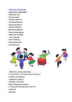 Giải SGK môn Tiếng việt 2 - Bài 9: Ôn tập giữa học kì 1 | Cánh Diều