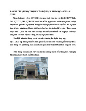 Hoạt Động Tham Quan Nhận Thức Tại Trung Tâm Hội Nghị Hòa Bình | Môn Quản trị dịch vụ du lịch và lữ hành - Đại học Tài nguyên và Môi trường Hà Nội