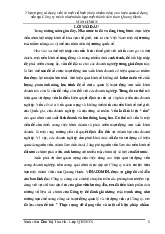 Đồ án về Thực trạng sử dụng vốn và một số biện pháp nhằm nâng cao hiệu quả sử dụng vốn tại Công ty trách nhiệm hữu hạn một thành viên than Quang Hanh - VINACOMIN môn Quản trị kinh doanh | Học viện Báo chí và Tuyên truyền