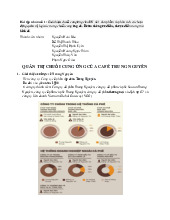 Bài tập Phân tích chuỗi cung ứng | Trường Đại học Kinh tế, Đại học Đà Nẵng