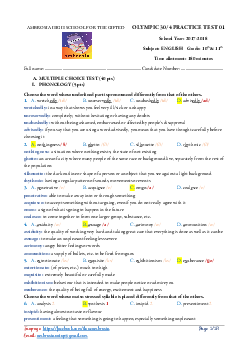 Đề thi Olympic 304 (có đáp án)