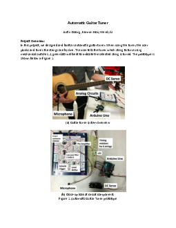 Tài liệu tham khảo kỹ năng Writing đề tài : Automatic Guitar Tuner