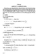 Đề cương môn giải tích - Trường Đại học bách khoa - Đại học đà nẵng.