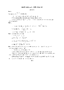 TOP10 đề thi thử HK1 lớp 12