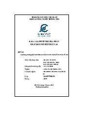 Áp dụng thuật giải heuristic cho bài toán tô màu tối ưu trên đồ thị | Trường đại học Điện Lực