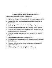 Câu hỏi nhận định bài quy phạm pháp luật | Trường Đại học Kinh tế – Luật