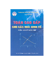 Giáo trình - Môn Toán cho các nhà kinh tế | Đại học Kinh Tế Quốc Dân