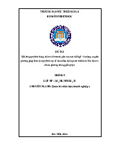 Nội dung quy luật thống nhất và đấu tranh giữa các mặt đối lập? | Bài thảo luận triết học Mác Lênin