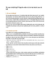 Tệ nạn xã hội là gì? Nguyên nhân và tác hại của tệ nạn xã hội