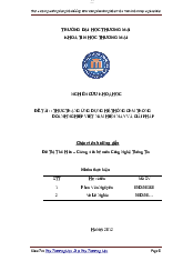 Đề tài Thực trạng ứng dụng hệ thống CRM trong doanh nghiệp Việt Nam hiện nay và giải pháp - Quản trị dự án | Đại học Mở Thành phố Hồ Chí Minh