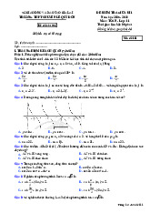 Đề giữa kì 1 Toán 11 năm 2025 – 2026 trường THPT chuyên Lê Quý Đôn – Gia Lai