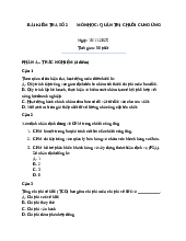 BÀI KIỂM TRA SỐ 2_Quản trị chuối cung ứng
