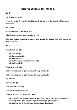 Giải Toán 6 Bài tập cuối chương III | Cánh diều