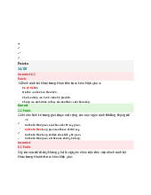 Câu hỏi trắc nghiệm có đáp án ôn tập Môn Kinh tế vĩ mô | Trường đại học Mở Hà Nội