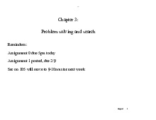 Chapter 3: Problem solving and search | Đại Học Nội Vụ Hà Nội