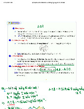 Ly thuyết Xác Suất: Biến Cố A và B trong Tập Hợp Mô Tả môn xác suất thống kê| Đại học Duy Tân
