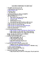 Ngân hàng câu hỏi trắc nghiệm | Sinh lý bệnh học tổ chức máu | Trường Đại học Y Dược, Đại học Quốc gia Hà Nội
