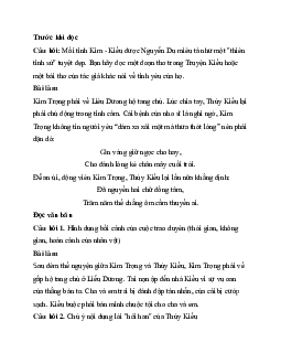 Soạn bài Trao duyên | Ngữ Văn 11 Kết nối tri thức