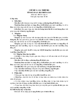 Giáo án Khoa học tự nhiên 6 sách Kết nối tri thức với cuộc sống Bài 7
