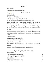 TOP 5 đề thi giữa học kỳ 2 môn Toán lớp 9 năm học 2024 - 2025