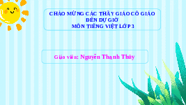 Giáo án điện tử Tiếng Việt 3 Tập 1 Bài 7 Kết nối tri thức: Mùa hè lấp lánh - Đọc
