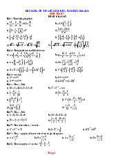Đề Cương Ôn Tập HK1 Toán 7 Năm 2025-2026