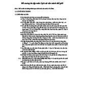 Đề cương ôn tập môn Lịch sử văn minh thế giới 1