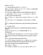 Đề cương môn Luật hành chính - Trường Đại học lao động -  xã hội.