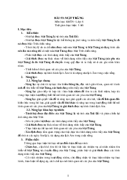 Giáo án Khoa học tự nhiên 6 sách Kết nối tri thức với cuộc sống Bài 53