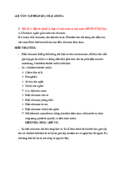 Đề cương ôn tập môn Pháp Luật Đại Cương | Trường Đại học Mở Hà Nội