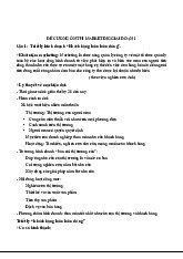 Đề cương ôn thi: Chiến Lược và Triết Lý Kinh Doanh | Marketing căn bản | Học viện Tài chính