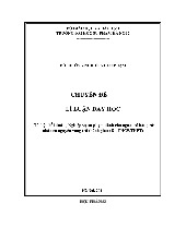 Tiêu chí Giảng dạy Môn Lý luận dạy học | Đại học Sư phạm Hà Nội 2