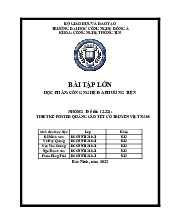 Bài Tập Lớn: Thiết Kế Poster Quảng Cáo Tết Cổ Truyền Việt Nam | Môn Công nghệ đa phương tiện - Đại học Công Nghệ Đông Á