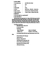 Nội CXK - Bệnh án khớp gối P: Chẩn đoán và điều trị viêm nhiễm