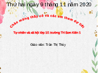 Giáo án điện tử Tự nhiên và xã hội 1 bài 8 Chân trời sáng tạo : Cùng vui ở trường