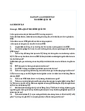Bài Tập Ôn Tập Tài Chính Quốc Tế | Môn Tài chính quốc tế - Trường Đại học Sư phạm Kỹ thuật Thành phố Hồ Chí Minh