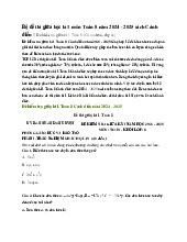Bộ đề thi giữa học kì 1 môn Toán 8 năm 2024 - 2025 sách Cánh diều