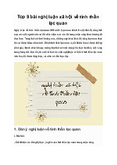 Top 9 bài nghị luận xã hội về tinh thần lạc quan | Ngữ văn 9