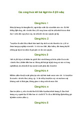 Các công thức kết bài Ngữ Văn 9 (30 mẫu)