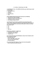 Câu hỏi trắc nghiệm ôn tập Mạng máy tính | Đại học Bách Khoa Hà Nội