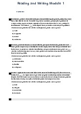 Reading and Writing Module 1 | Tài liệu Tiếng Anh