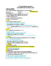 [Di truyền học] Tổng hợp trắc nghiệm về điều hòa hoạt động của gen - Đại học Y dược Thành phố Hồ Chí Minh