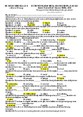 Đề thi thử TN THPT 2023 - Môn Tiếng Anh - Biên soạn theo cấu trúc đề minh họa - Tài liệu Tiếng Anh THPT