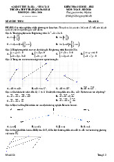 Đề cuối kỳ 1 Toán 10 năm 2024 – 2025 trường THPT Trần Quang Khải – BR VT