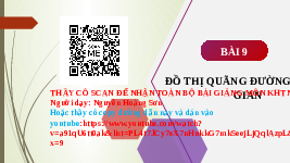 Giáo án điện tử Khoa học tự nhiên 7 bài 9 Chân trời sáng tạo : Đồ thị quãng đường, thời gian