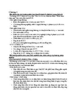 Tóm tắt lý thuyết từ chương 1- chương 6 môn Kinh tế chính trị