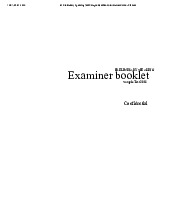 B1 Preliminary Speaking Test Sample Questions & Examiner Guide môn English Studies| Trường Đại học Thăng Long